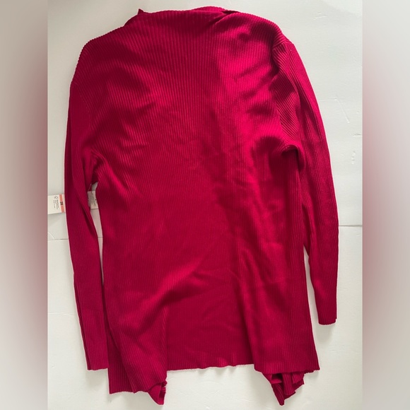 NWT Jones New York Plus Women’s Open Front Sweater in Azalea size 3X - Picture 6 of 6